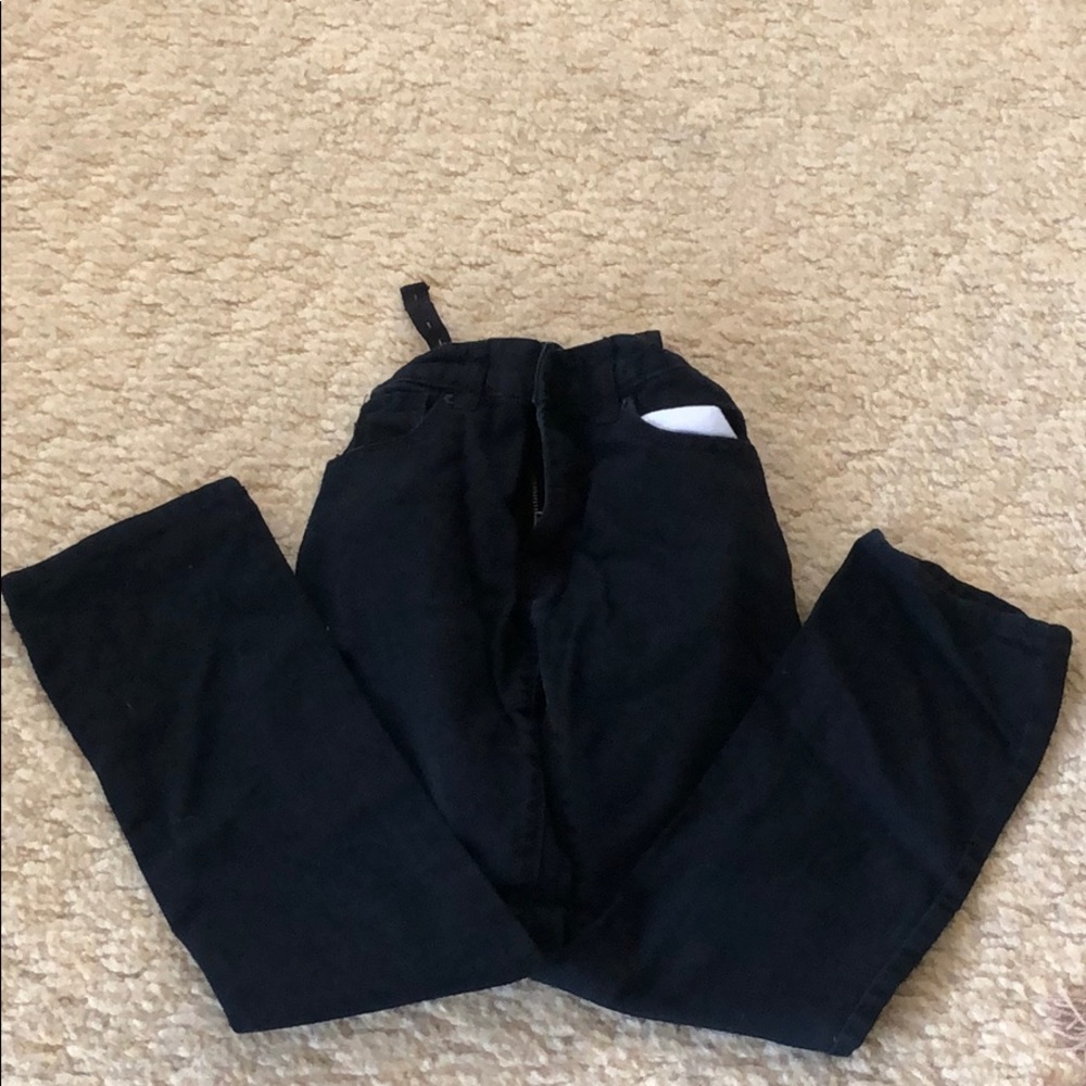Black adjustable pants
